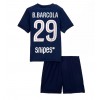 Paris Saint-Germain Bradley Barcola #29 Hjemmedraktsett Barn 2025-26 Kortermet (+ korte bukser)